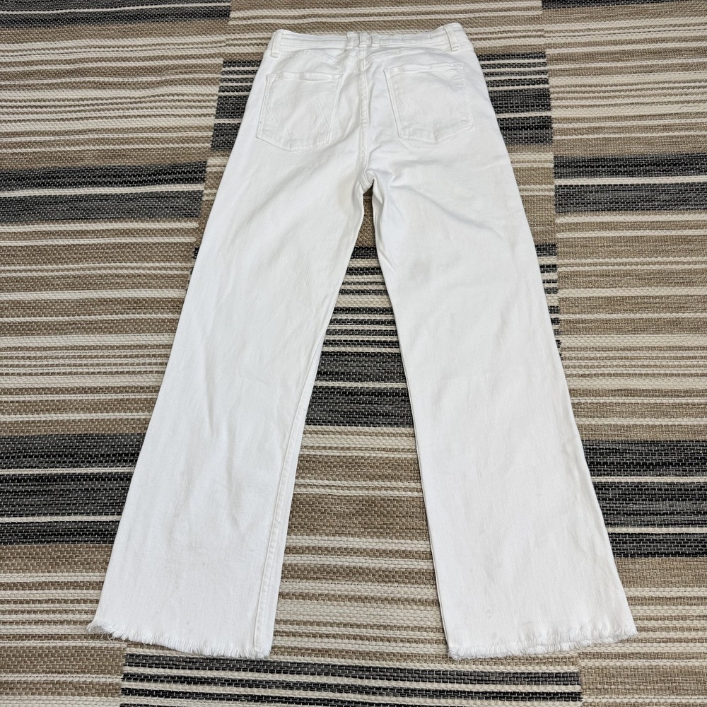 McGuire Jeans Women's‎ White Straight Leg Jeans Frayed Hem Denim Damn Fine Sz 26 - Picture 6 of 16